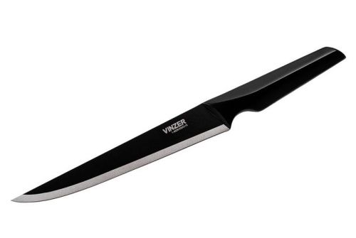 Нож для мяса VINZER Geometry Nero Line 20,3 см. (50303) - фото 2