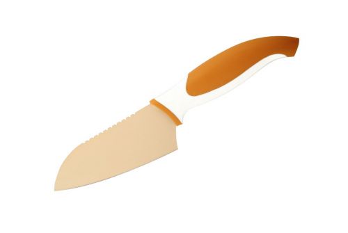 Нож сантоку GRANCHIO оранжевый 11,5 см 88673 - фото 2
