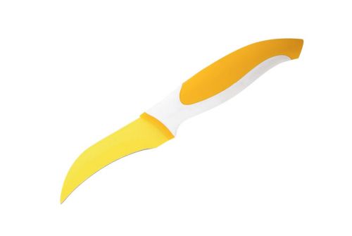 Нож для овощей изогнутый GRANCHIO желтый 8,9 см 88652 - фото 1