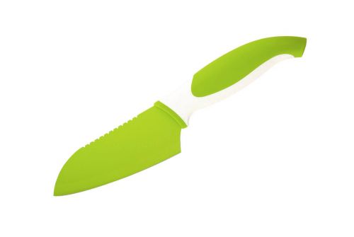 Нож сантоку GRANCHIO зеленый 11,5 см 88672 - фото 1