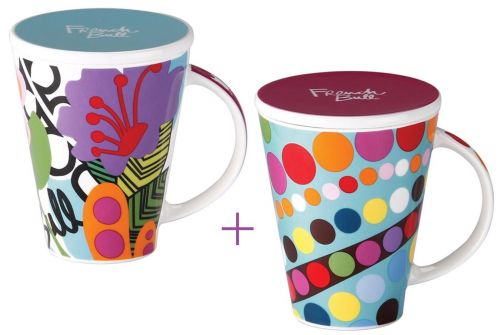 Чашка FRENCHBULL Oasis с рисунком фарфоровая 460 мл+Чашка FRENCHBULL Bindi с рисунком фарфоровая 460 мл - фото 1