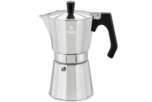 Кофеварка гейзерная VINZER Moka Espresso Induction, 6 чашек (89383) - фото 1