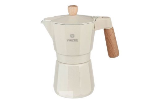 Кофеварка гейзерная VINZER Latte Crema, 6 чашек (89381) - фото 1