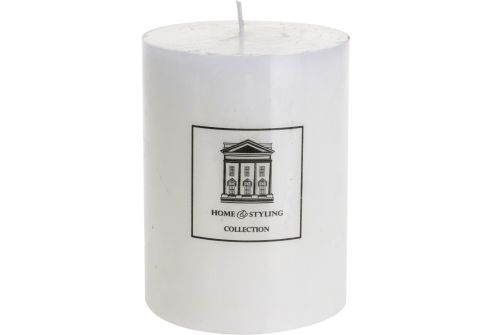 Свічка H&S COLLECTION білий колір, 9x12 см (ADF100800) - фото 1
