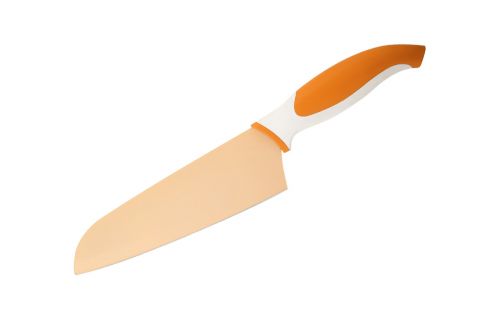 Нож сантоку GRANCHIO оранжевый 18 см 88677 - фото 1
