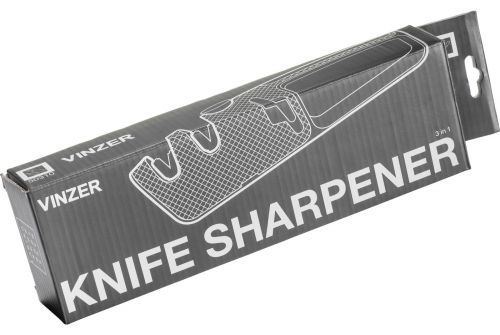 Точило VINZER для ножей и ножниц 3 в 1 с регулировкой угла (50310) - фото 3