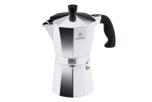 Кофеварка гейзерная VINZER Moka Espresso 9 чашек по 55 мл (89387) - фото 1