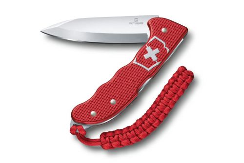 Нож VICTORINOX HUNTER PRO, 136 мм, 4 предметов, рифленый красный, паракорд (Vx09415.20) - фото 1