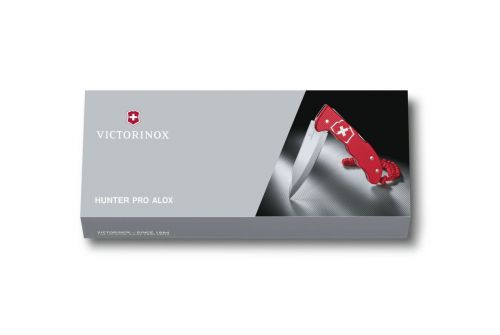 Нож VICTORINOX HUNTER PRO, 136 мм, 4 предметов, рифленый красный, паракорд (Vx09415.20) - фото 8