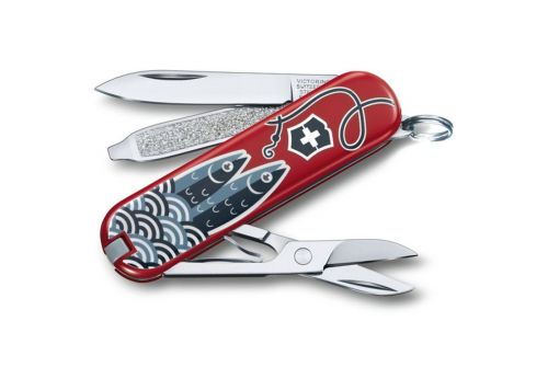 Многофункциональный нож VICTORINOX CLASSIC LE, "Sardine Can", 58 мм, 7 предметов, чехол (Vx06223.L1901) - фото 1