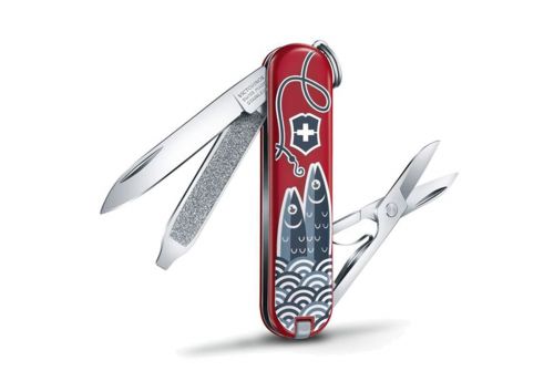 Многофункциональный нож VICTORINOX CLASSIC LE, "Sardine Can", 58 мм, 7 предметов, чехол (Vx06223.L1901) - фото 3