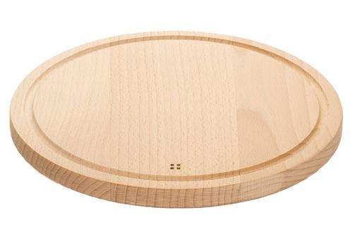 Дощечка LUNASOL для нарізки дерев'яна, кругла (593006) - фото 1