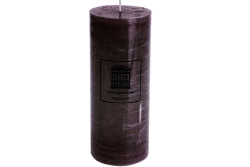 Свічка H&S COLLECTION фіолетовий колір, 7x17 см (ADF100240) - фото 1