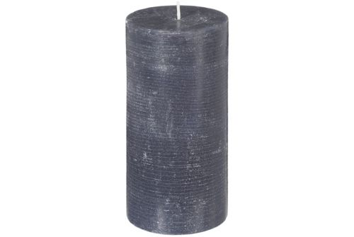 Свічка ATMOSPHERA Rustic Generique сіра, 6,8x14 см (103115) - фото 1
