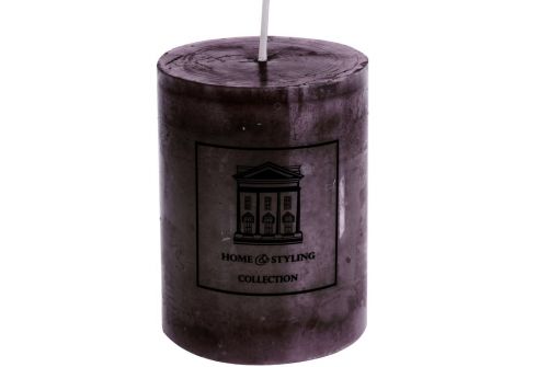 Свічка H&S COLLECTION фіолетовий колір, 7x9 см (ADF100540) - фото 2
