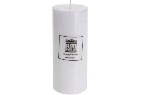 Свічка H&S COLLECTION білий колір, 7x17 см (ADF100700) - фото 2