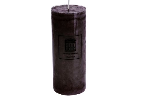 Свічка H&S COLLECTION фіолетовий колір, 7x17 см (ADF100740) - фото 2