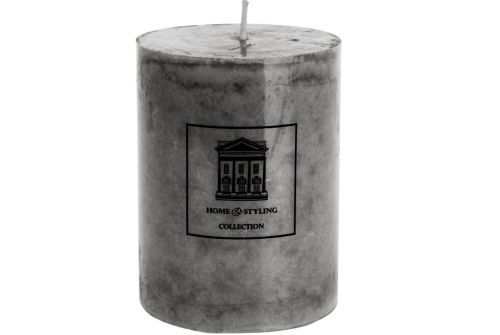 Свічка H&S COLLECTION сірий колір, 9x12 см (ADF100820) - фото 1