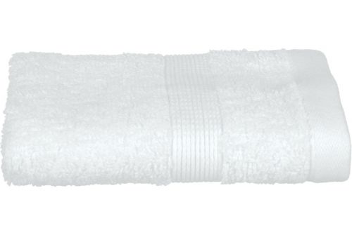 Полотенце ATMOSPHERA белое темно-серое, 30х50 см (125866Z) - фото 2