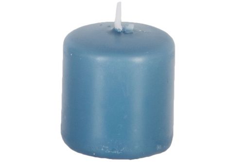 Свечи чайные ATMOSPHERA Generique синего цвета, 3,9х3,5 см (145164) - фото 1