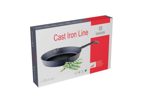 Сковорода VINZER Cast Iron Line 26 см (89520) - фото 2