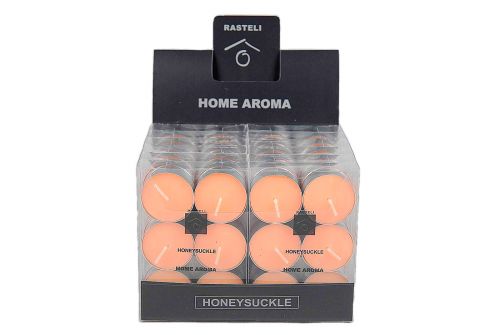 Ароматизовані свічки чайні RASTELI Honeysuckle таблетки 6шт / уп (5286) - фото 1