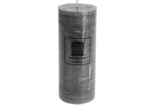 Свічка H&S COLLECTION сірий колір, 7x17 см (ADF100220) - фото 1