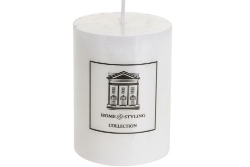 Свічка H&S COLLECTION білий колір, 7x9 см (ADF100500) - фото 1