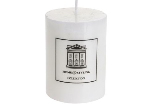 Свічка H&S COLLECTION білий колір, 7x9 см (ADF100500) - фото 2