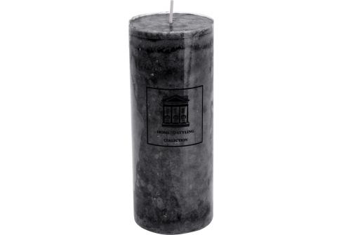 Свеча H&S COLLECTION черный цвет, 7x17 см (ADF100750) - фото 1