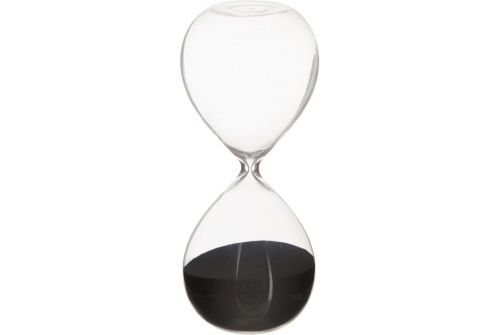 Часы песочные ATMOSPHERA черные на 30 минут, 8,5x8,5x20 см (150677-black) - фото 1
