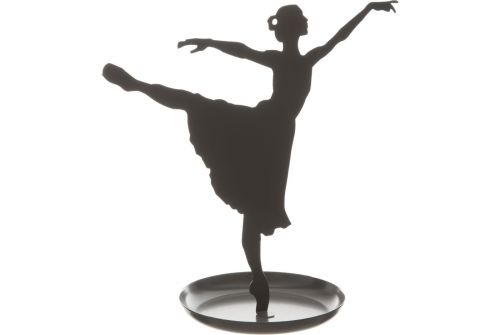 Cтатуэтка ATMOSPHERA Ballerina, 20х10х20 см (161340-gray) - фото 1