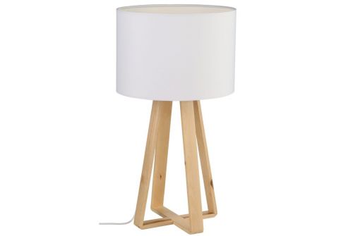 Лампа ATMOSPHERA на дерев'яних ніжках 48 см біла (116463A) - фото 2