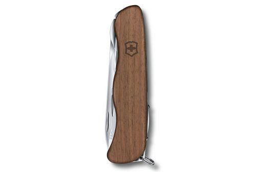 Многофункциональный нож VICTORINOX FORESTER WOOD, 111 мм, 10 предметов, орех, блистер (Vx08361.63B1) - фото 3