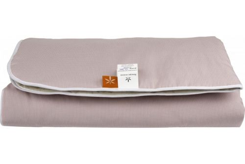 Одеяло детское DEVOHOME Baby Pink 100х100 см, конопляное (10061) - фото 1