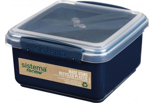 Контейнер SISTEMA RENEW пищевой для хранения 1,2 л (581652-2 blue) - фото 1