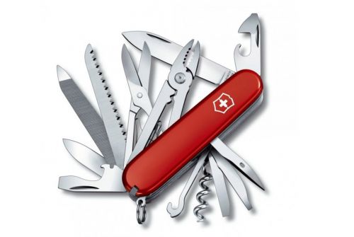 Многофункциональный нож VICTORINOX HANDYMAN, 91 мм, 24 предметов, красный (Vx13773) - фото 1