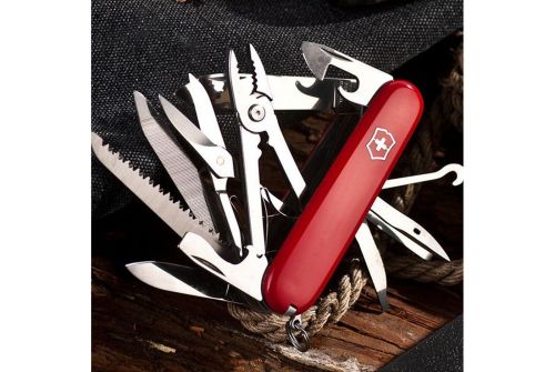 Многофункциональный нож VICTORINOX HANDYMAN, 91 мм, 24 предметов, красный (Vx13773) - фото 6