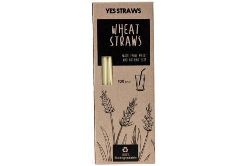 Соломинки для напоїв YES STRAWS Classic, пшениця (4820236130038) - фото 2