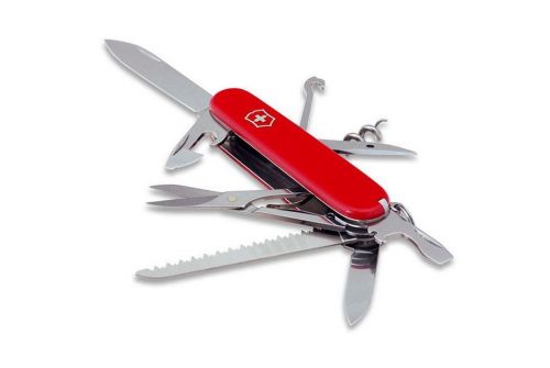 Многофункциональный нож VICTORINOX HUNTSMAN, 91 мм, 15 предметов, красный (Vx13713) - фото 2