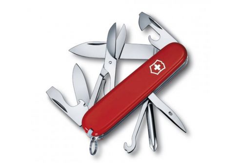 Многофункциональный нож VICTORINOX SUPER TINKER, 91 мм, 14 предметов, красный (Vx14703) - фото 1
