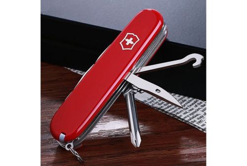 Многофункциональный нож VICTORINOX SUPER TINKER, 91 мм, 14 предметов, красный (Vx14703) - фото 4