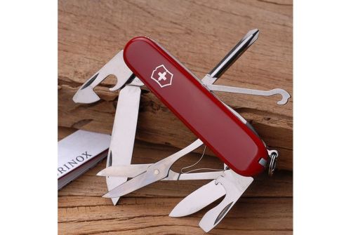 Многофункциональный нож VICTORINOX SUPER TINKER, 91 мм, 14 предметов, красный (Vx14703) - фото 5