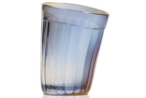 Набор пьяных граненых голографических стаканов OBJECTPLUS, 200 мл, 6 шт. (DG 010.00036) - фото 1