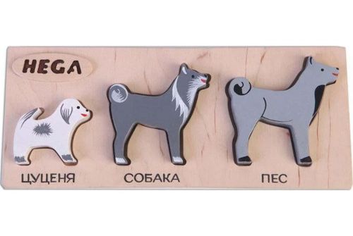 Набір фігурок-вкладишів HEGA "Собаки" (124) - фото 1