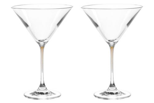 Набор из 2-х бокалов для мартини коричневый LEONARDO La Perla (18970) - фото 1
