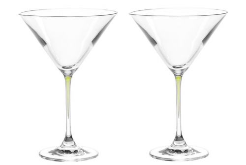 Набор из 2-х бокалов для мартини зеленый LEONARDO La Perla (18971) - фото 1