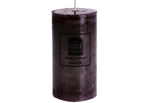 Свічка H&S COLLECTION фіолетовий колір, 7x13 см (ADF100640) - фото 1