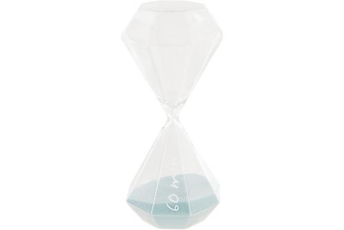 Годинник пісковий ATMOSPHERA світло-блакитний на 60 хвилин, 10x10x25 см (150674) - фото 2