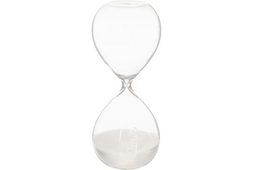 Часы песочные ATMOSPHERA белые на 30 минут, 8,5x8,5x20 см (150677) - фото 2